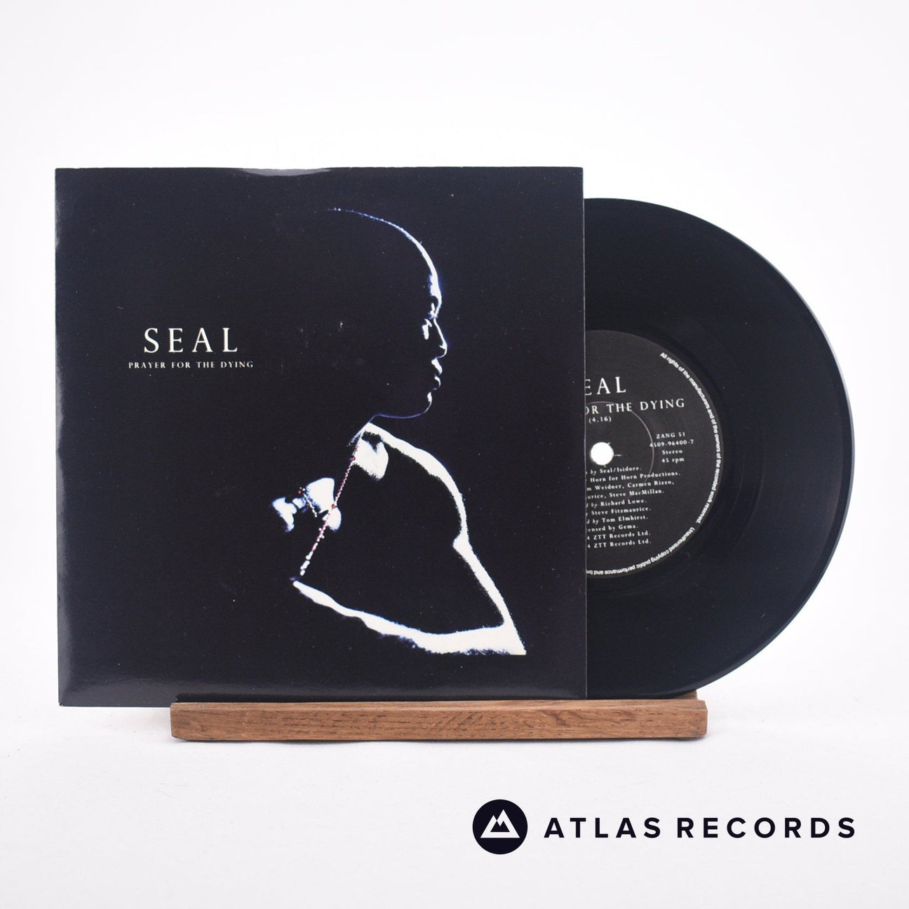 Seal Prayer For The Dying 7" Vinyl Record - Front Cover & Record