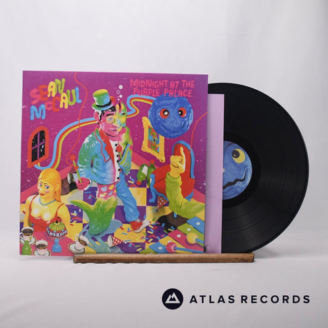 Sean McCaul Midnight At The Purple Palace LP Vinyl Record - Front Cover & Record