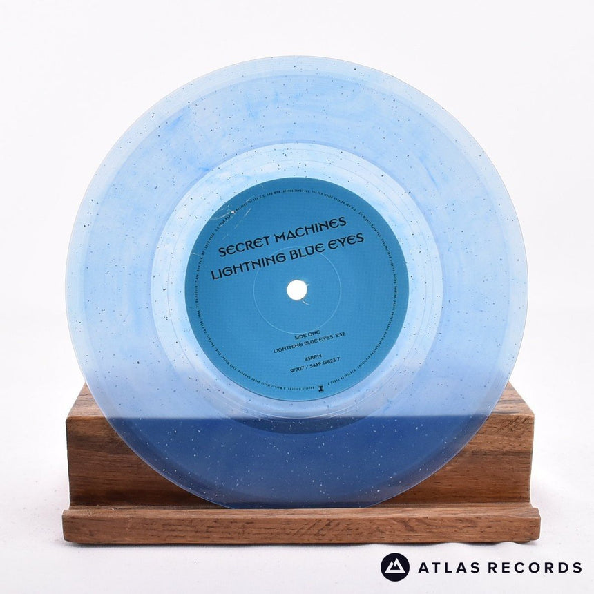 Secret Machines - Lightning Blue Eyes - Blue 7" Vinyl Record - NM/NM