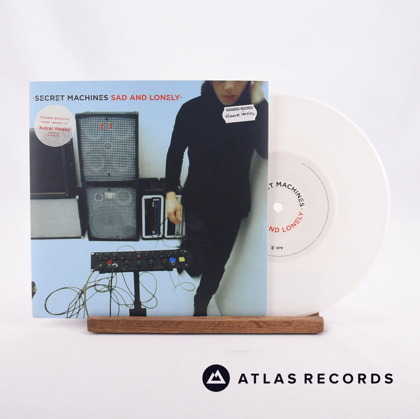 Secret Machines Sad And Lonely 7" Vinyl Record - Front Cover & Record
