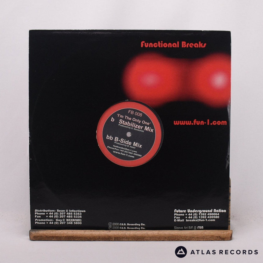 Sensei - I'm The Only One - 12" Vinyl Record - VG+/VG+