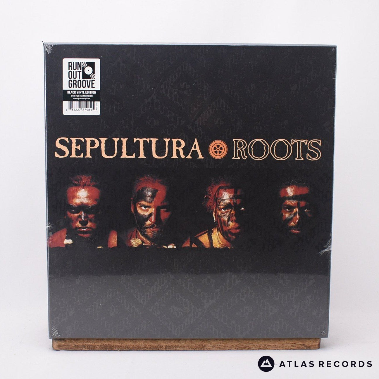 Sepultura Roots 5 x LP Vinyl Record - Front Cover & Record