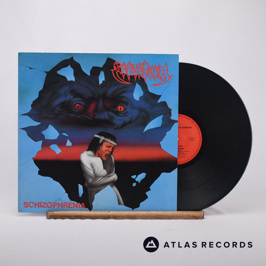 Sepultura Schizophrenia LP Vinyl Record - Front Cover & Record