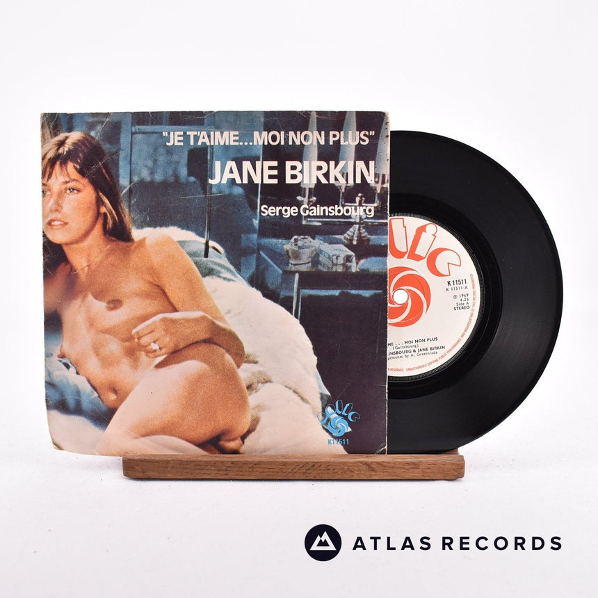 Serge Gainsbourg Je T'aime ... Moi Non Plus 7" Vinyl Record - Front Cover & Record