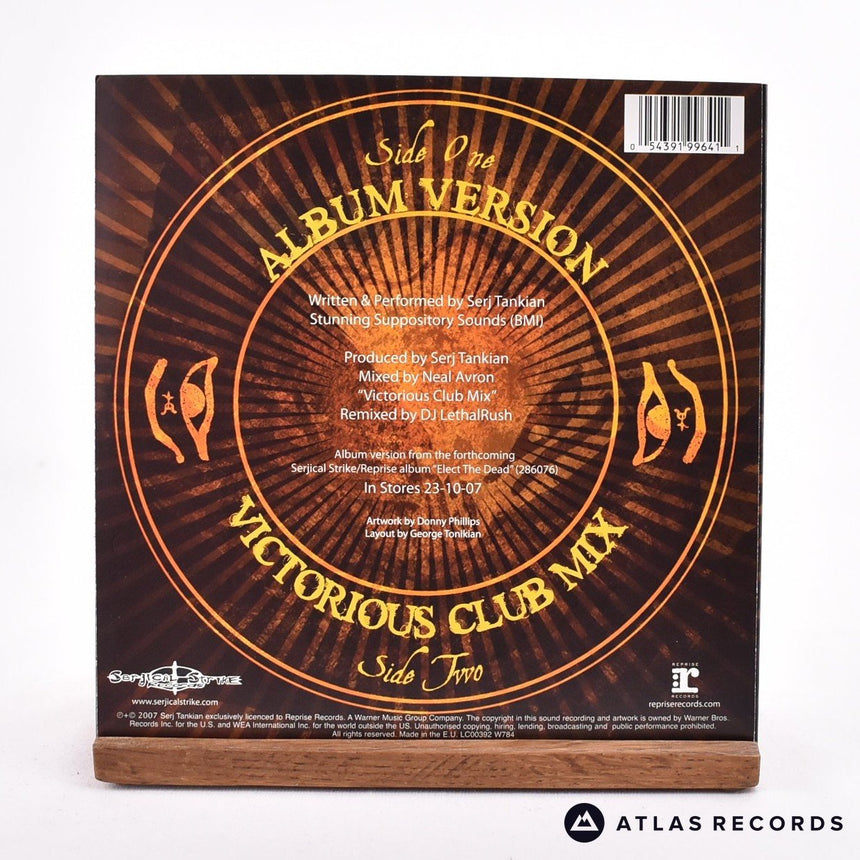 Serj Tankian - Empty Walls - Yellow 7" Vinyl Record - NM/NM