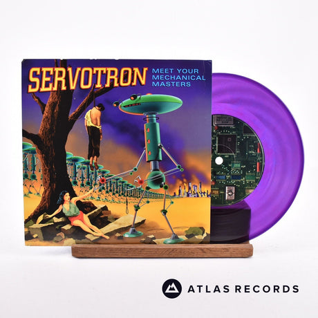Servotron Meet Your Mechanical Masters 7" Vinyl Record - Front Cover & Record