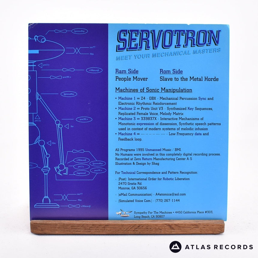 Servotron - Meet Your Mechanical Masters - Purple 7" Vinyl Record - VG+/VG+