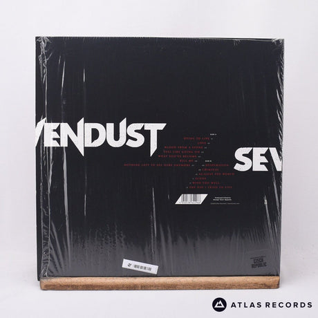 Sevendust - Blood & Stone - Red Opaque Lyric Sheet LP Vinyl Record - EX/NM