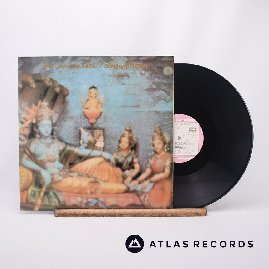 Sex Gang Children Song And Legend LP Vinyl Record - Front Cover & Record