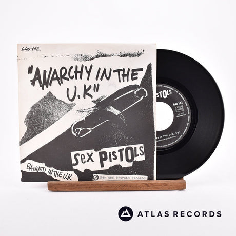 Sex Pistols Anarchy In The U.K 7" Vinyl Record - Front Cover & Record