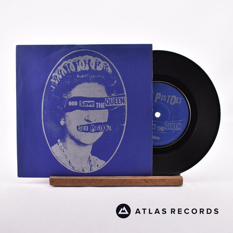 Sex Pistols God Save The Queen 7" Vinyl Record - Front Cover & Record