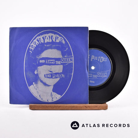 Sex Pistols God Save The Queen 7" Vinyl Record - Front Cover & Record