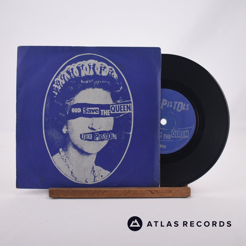 Sex Pistols God Save The Queen 7" Vinyl Record - Front Cover & Record