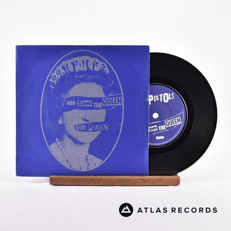 Sex Pistols God Save The Queen 7" Vinyl Record - Front Cover & Record