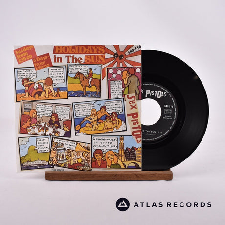 Sex Pistols Holidays In The Sun 7" Vinyl Record - Front Cover & Record