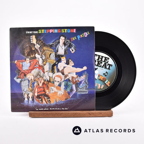 Sex Pistols (I'm Not Your) Stepping Stone 7" Vinyl Record - Front Cover & Record