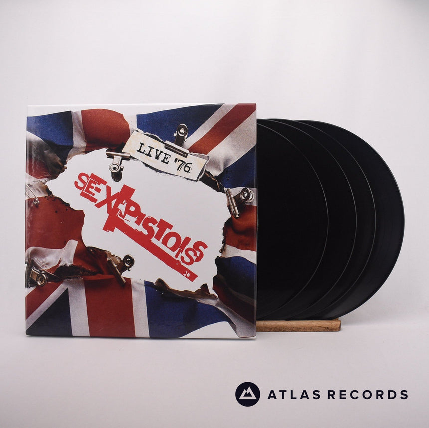 Sex Pistols Live '76 4 x LP Vinyl Record - Front Cover & Record