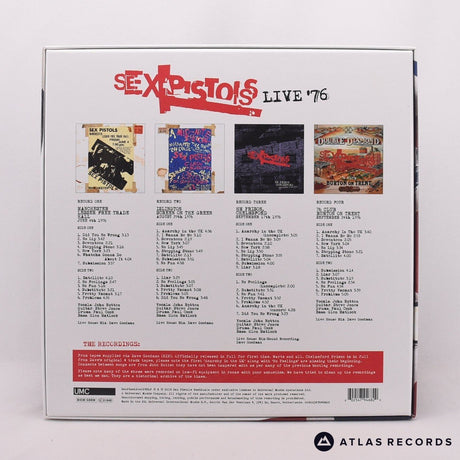 Sex Pistols - Live '76 - Booklet Insert A2 B2 4 x LP Vinyl Record - EX/NM