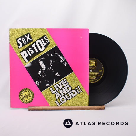 Sex Pistols Live And Loud!! LP Vinyl Record - Front Cover & Record