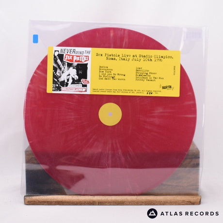 Sex Pistols Live At Stadio Olimpico, Roma, Italy July 10th 1996 LP Vinyl Record - Front Cover & Record