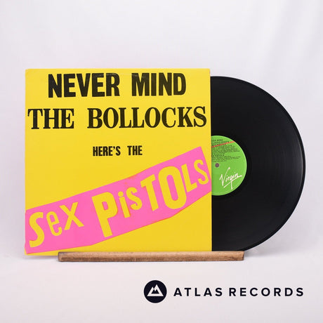 Sex Pistols Never Mind The Bollocks LP Vinyl Record - Front Cover & Record