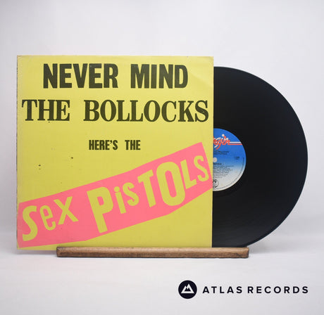 Sex Pistols Never Mind The Bollocks Here's The Sex Pistols LP Vinyl Record - Front Cover & Record