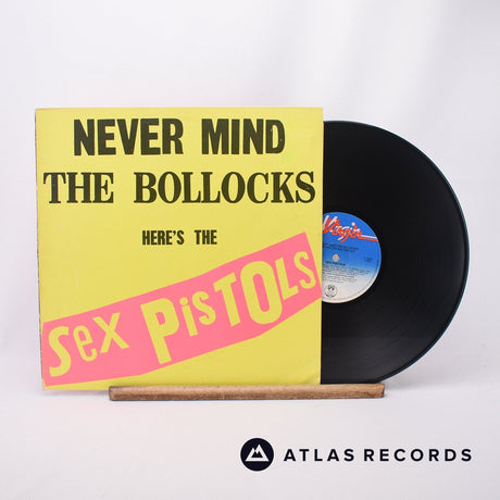 Sex Pistols Never Mind The Bollocks Here's The Sex Pistols LP Vinyl Record - Front Cover & Record