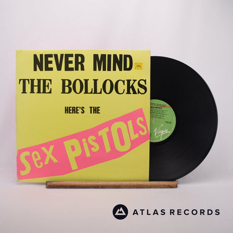 Sex Pistols Never Mind The Bollocks Here's The Sex Pistols LP Vinyl Record - Front Cover & Record