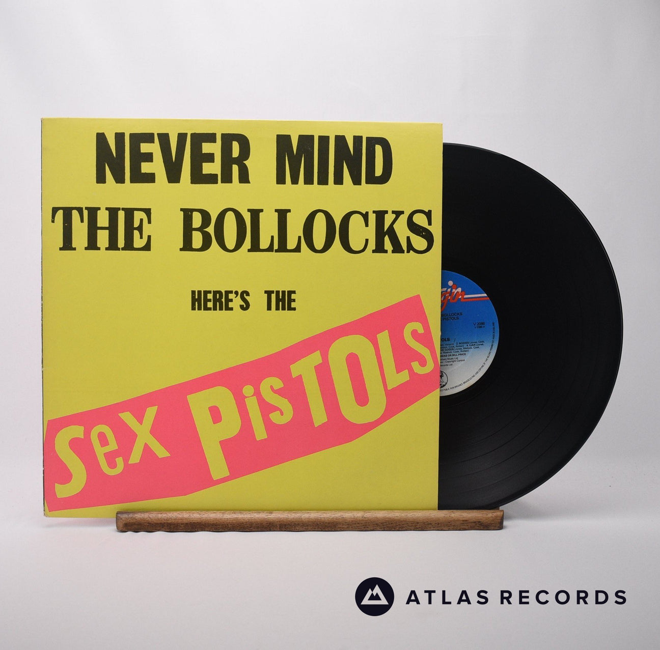 Sex Pistols Never Mind The Bollocks Here's The Sex Pistols LP Vinyl Record - Front Cover & Record