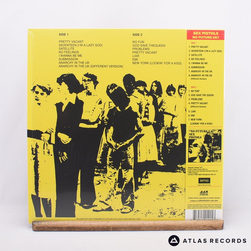 Sex Pistols - "No Future U.K?" - Yellow/Black Split LP Vinyl Record - NM/NM