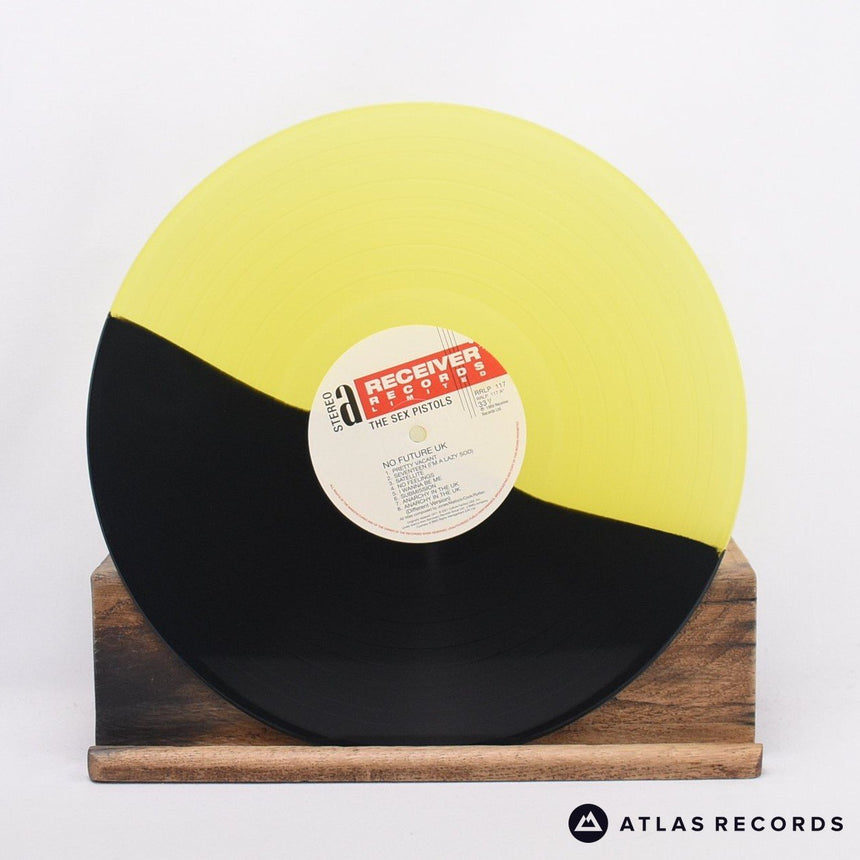 Sex Pistols - "No Future U.K?" - Yellow/Black Split LP Vinyl Record - NM/NM