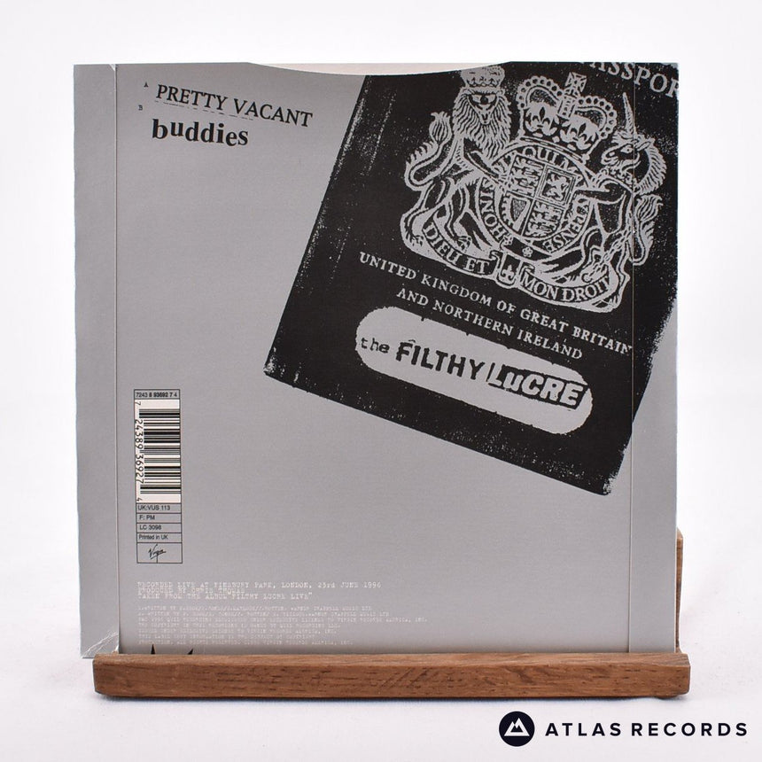 Sex Pistols - Pretty Vacant Live - Silver 7" Vinyl Record - NM/NM