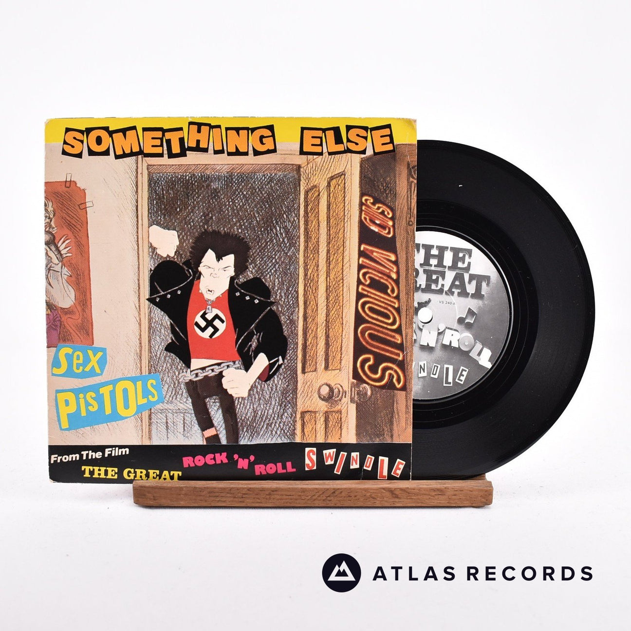 Sex Pistols Something Else 7" Vinyl Record - Front Cover & Record