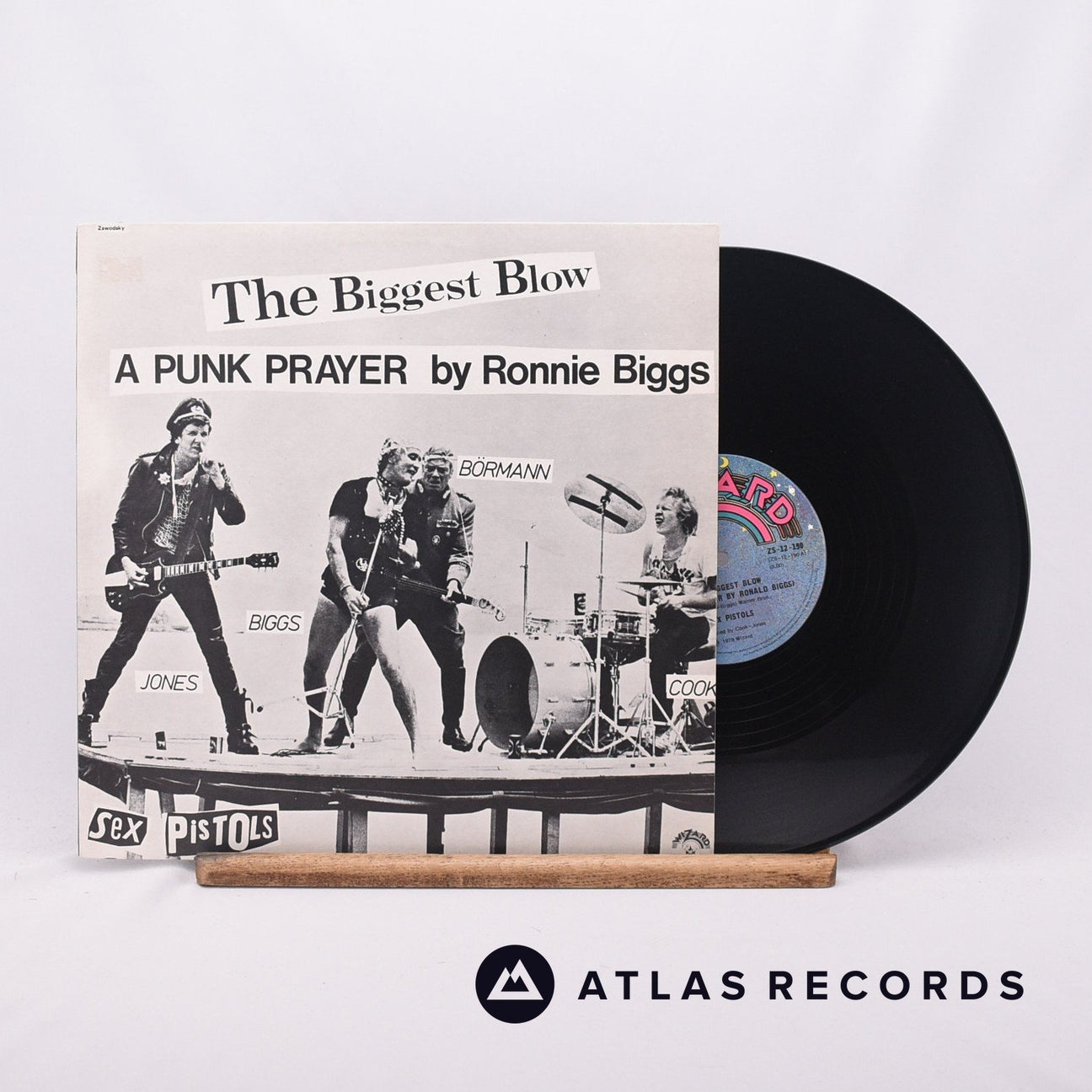 Sex Pistols The Biggest Blow 12" Vinyl Record - Front Cover & Record