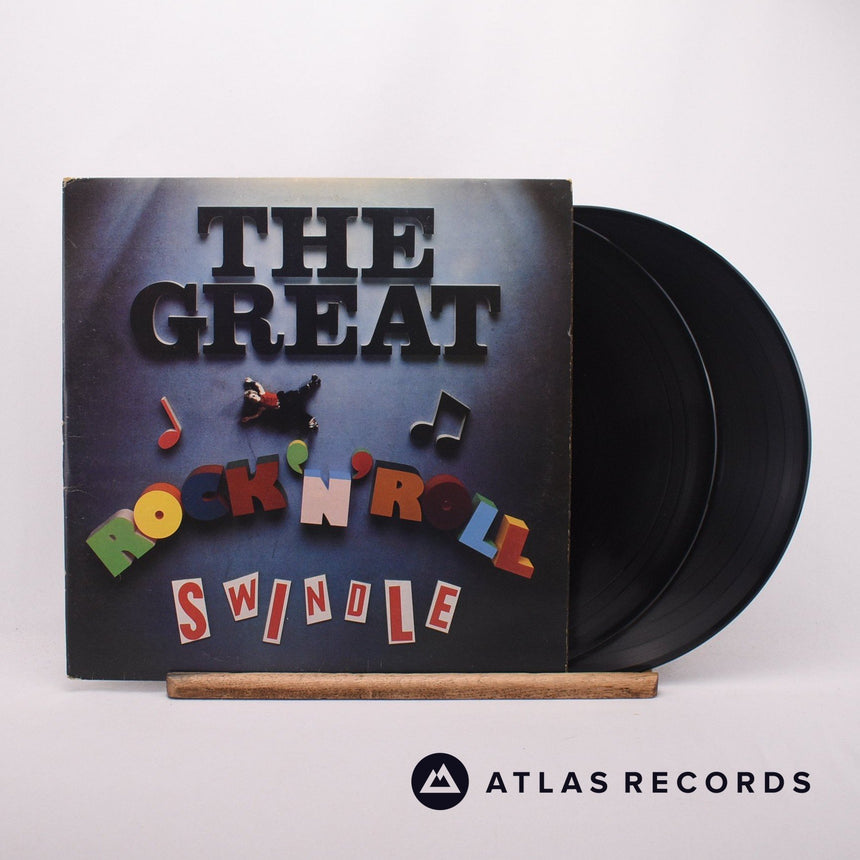 Sex Pistols The Great Rock 'N' Roll Swindle 2 x LP Vinyl Record - Front Cover & Record