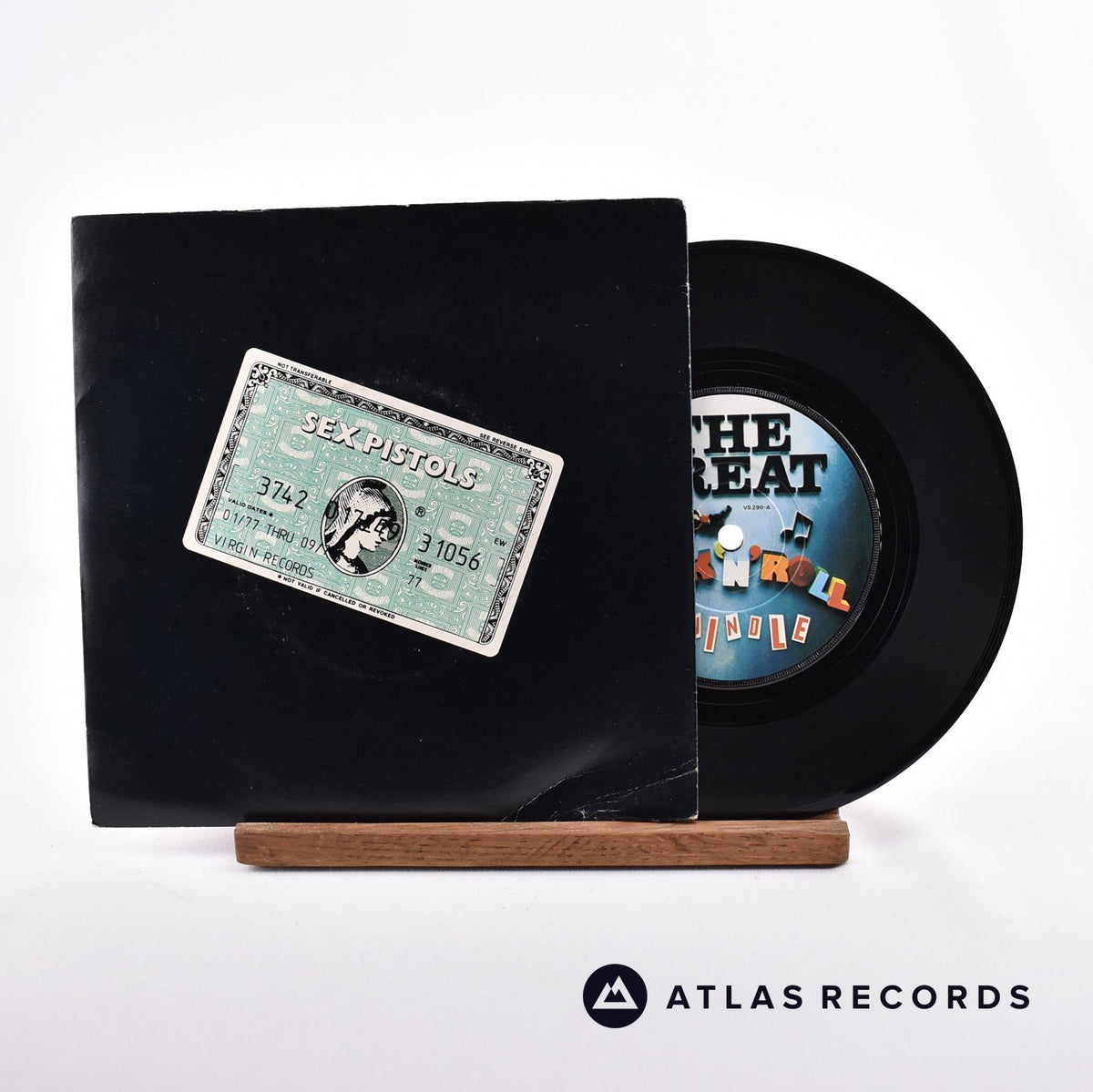Sex Pistols The Great Rock 'N' Roll Swindle 7" Vinyl Record - Front Cover & Record