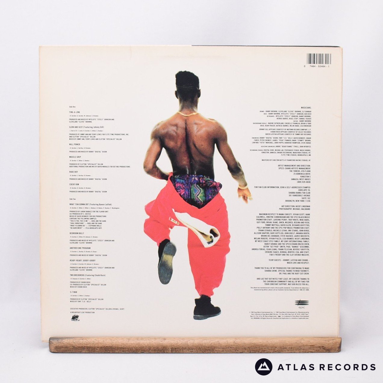 Shabba Ranks X-Tra Naked LP Vinyl Record VG+/VG+ – Atlas Records