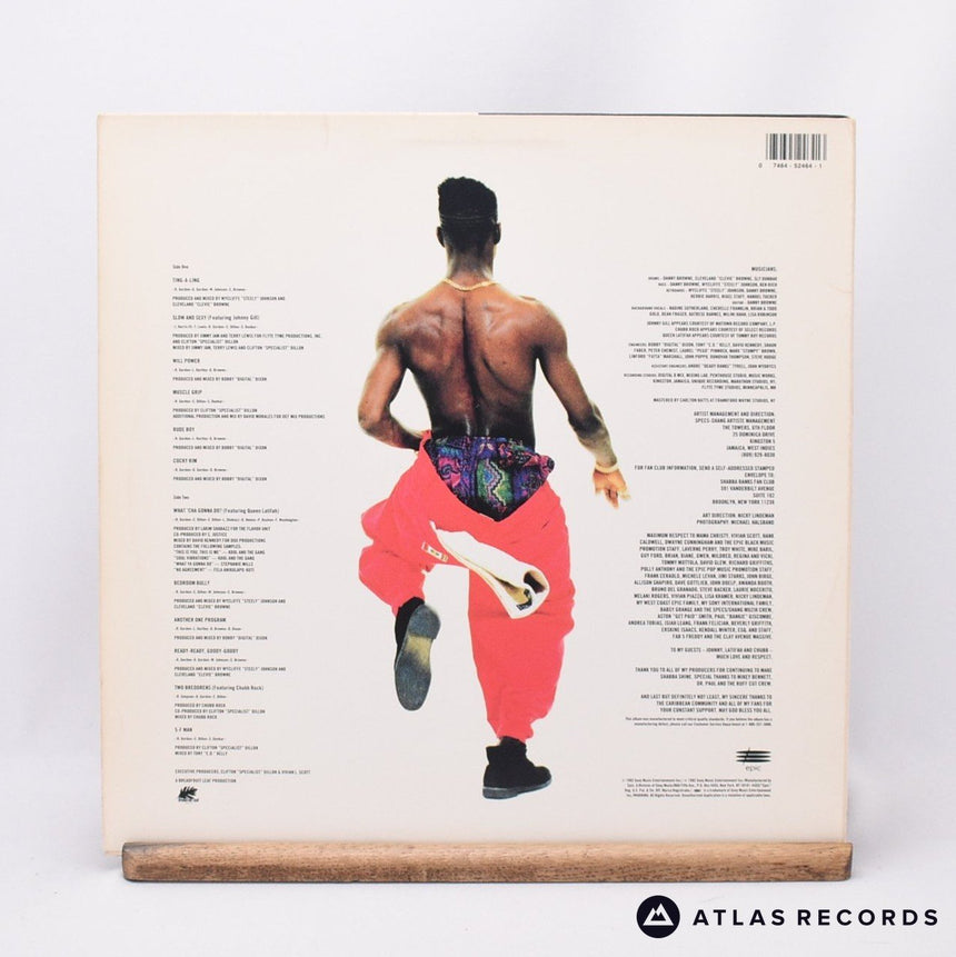 Shabba Ranks - X-Tra Naked - Us LP Vinyl Record - VG+/VG+