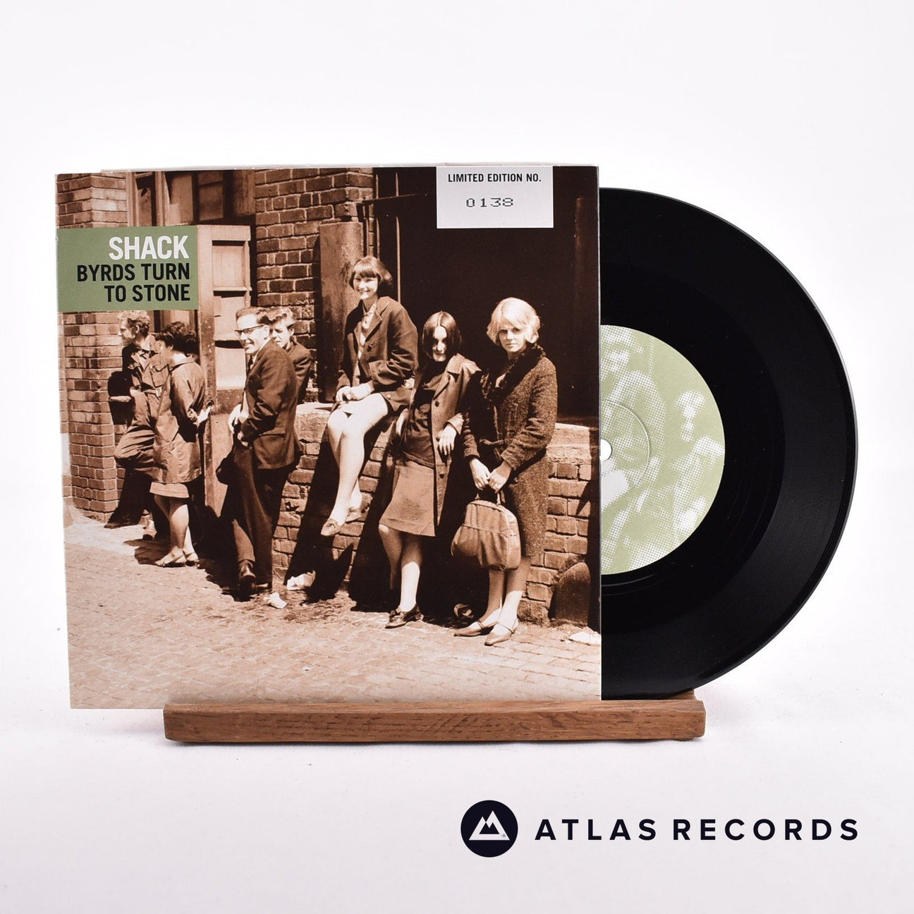 Shack Byrds Turn To Stone 7" Vinyl Record - Front Cover & Record