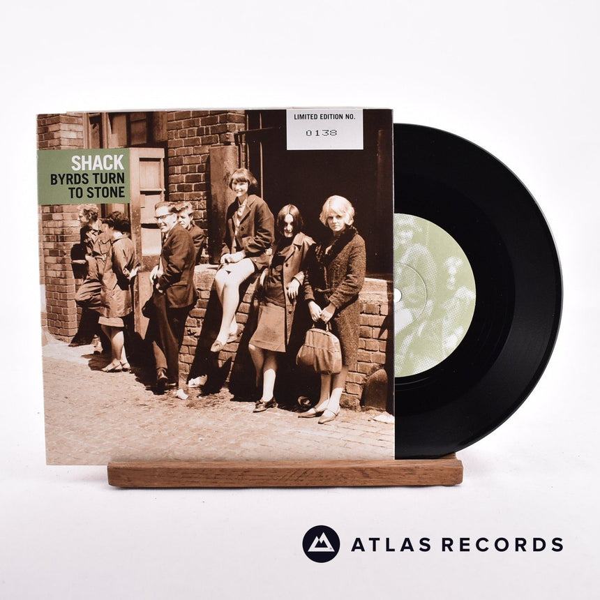 Shack Byrds Turn To Stone 7" Vinyl Record - Front Cover & Record