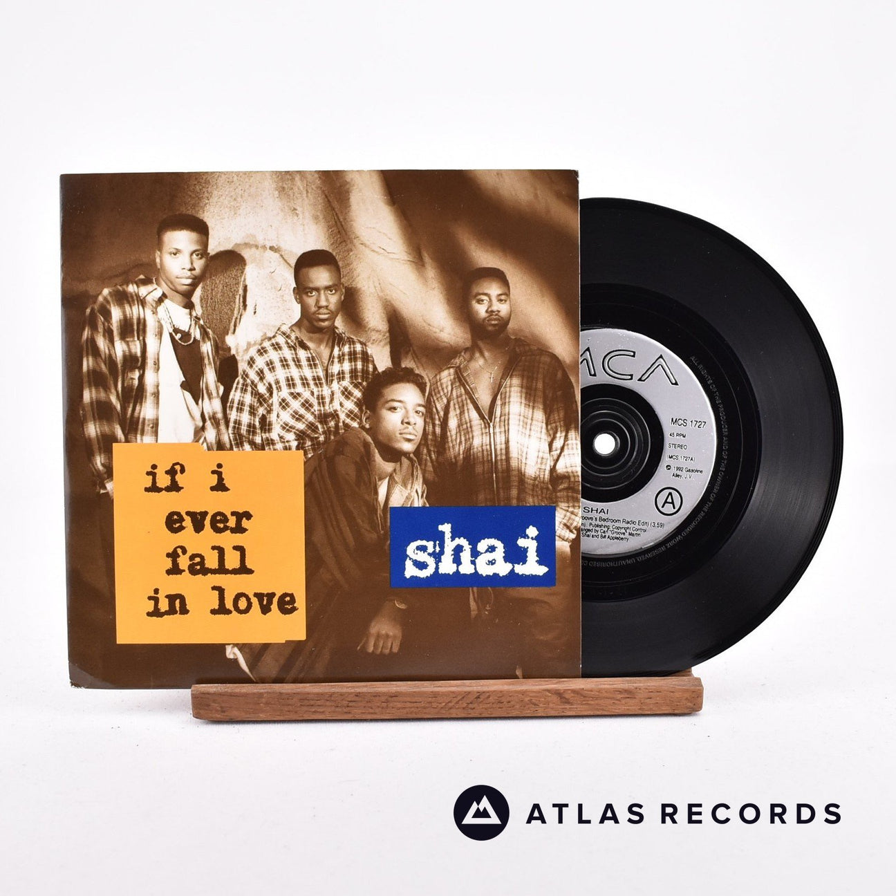 Shai If I Ever Fall In Love 7" Vinyl Record - Front Cover & Record