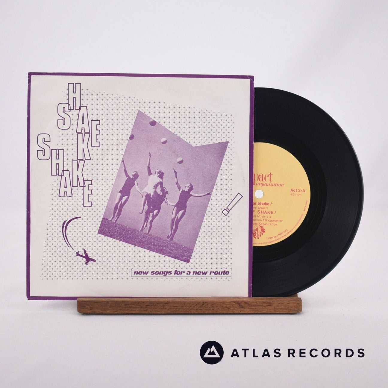 Shake Shake! New Songs For A New Route 7" Vinyl Record - Front Cover & Record