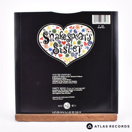 Shakespear's Sister - You're History - 7" Vinyl Record - EX/EX