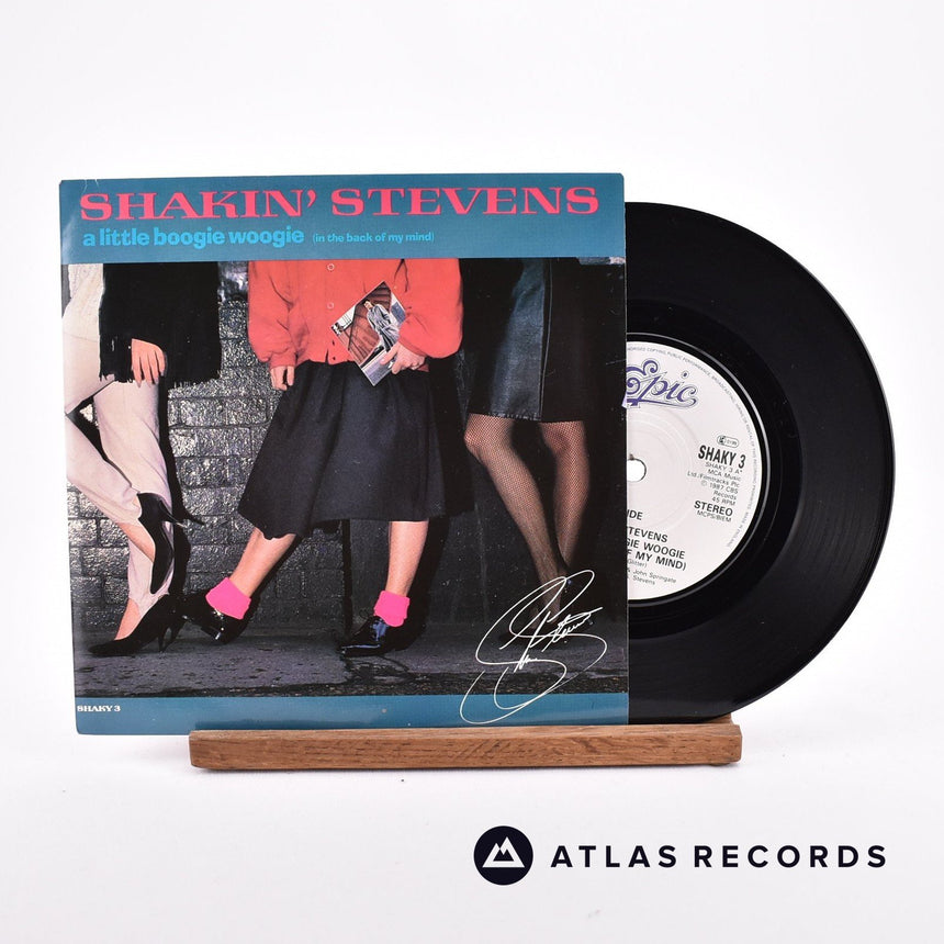 Shakin' Stevens A Little Boogie Woogie 7" Vinyl Record - Front Cover & Record