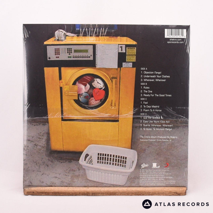 Shakira - Laundry Service - Yellow Opaque 2 x LP Vinyl Record - NEW