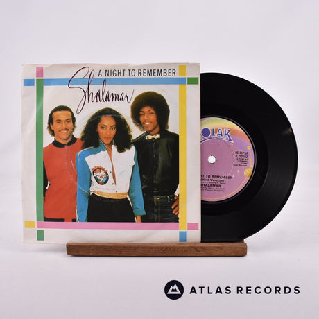 Shalamar A Night To Remember 7" Vinyl Record - Front Cover & Record
