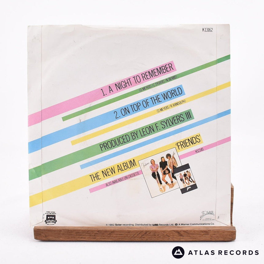 Shalamar - A Night To Remember - 7" Vinyl Record - EX/VG+