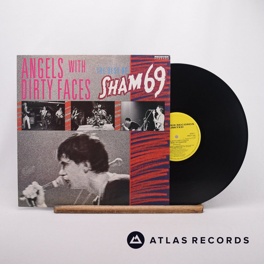 Sham 69 Angels With Dirty Faces - The Best Of Sham 69 LP Vinyl Record - Front Cover & Record