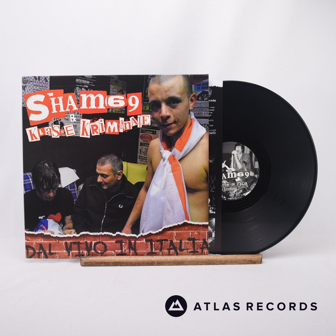 Sham 69 Dal Vivo In Italia LP Vinyl Record - Front Cover & Record