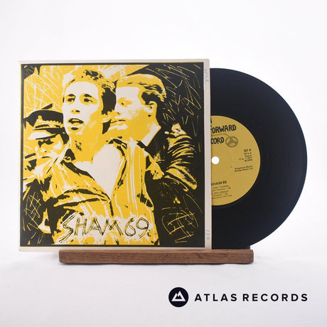 Sham 69 I Don't Wanna 7" Vinyl Record - Front Cover & Record